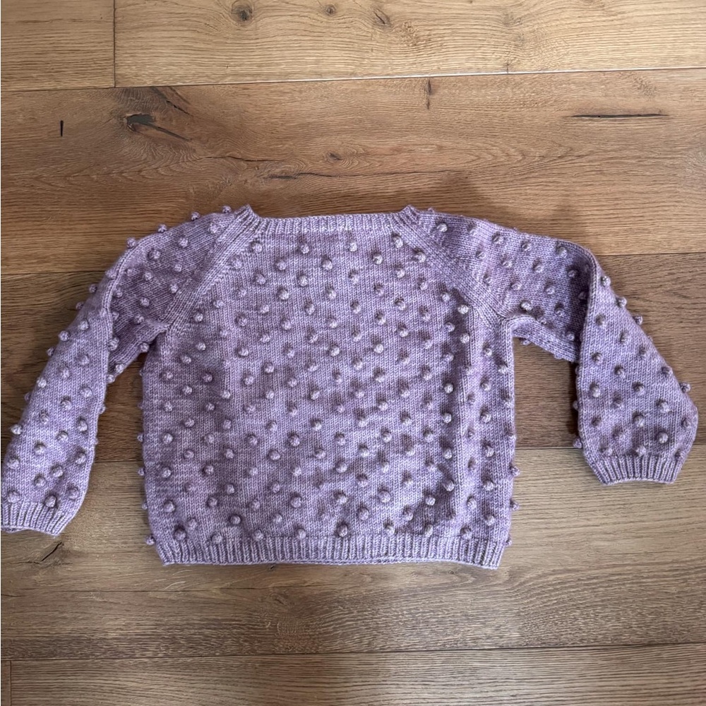 Misha and Puff Purple Sweater Size 5/6